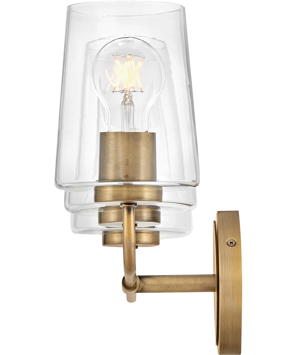 Kline 3-Light Medium Three Light Vanity in Heritage Brass - Image 5