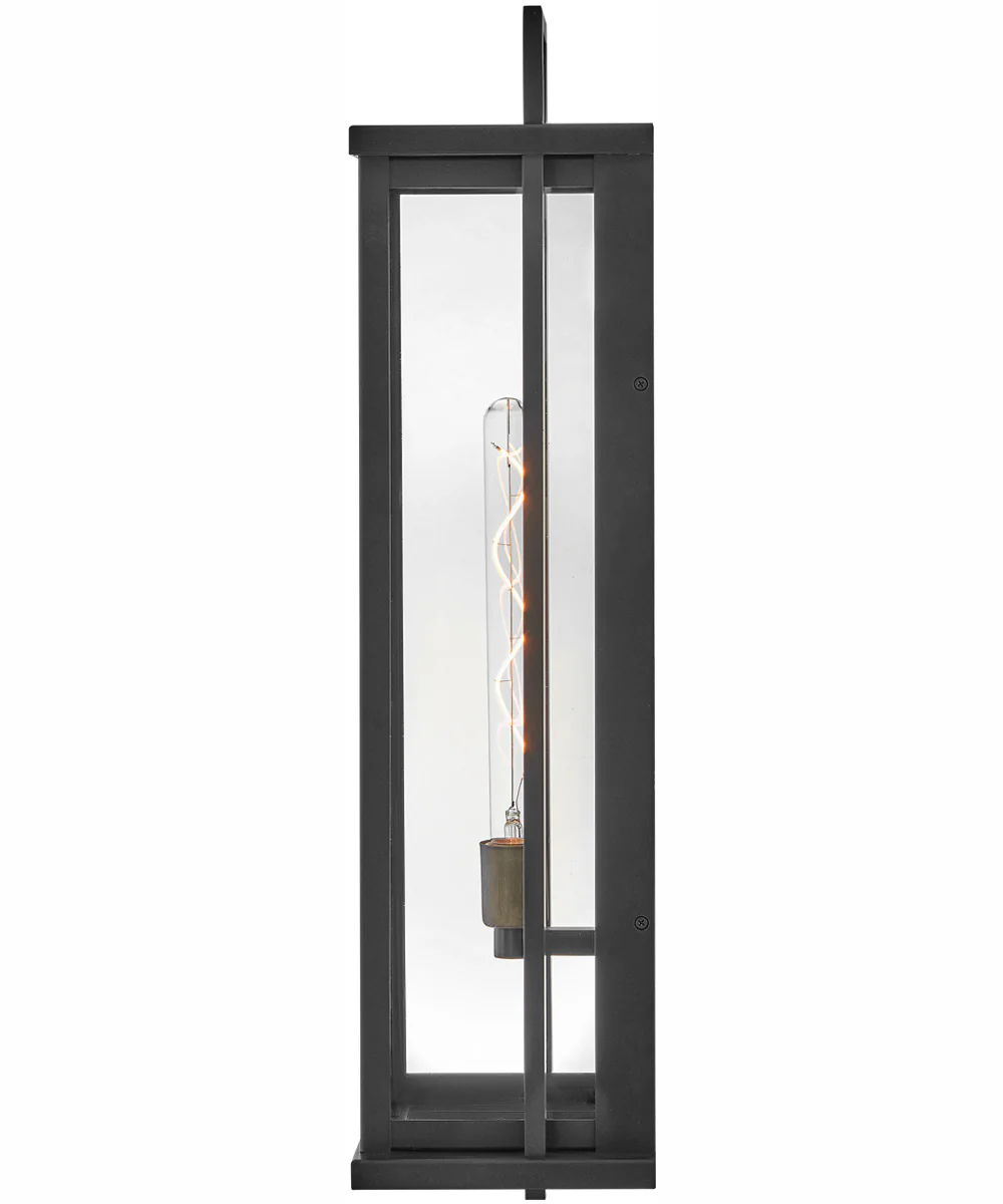 Langston 1-Light Tall Wall Mount Lantern in Black - Image 4