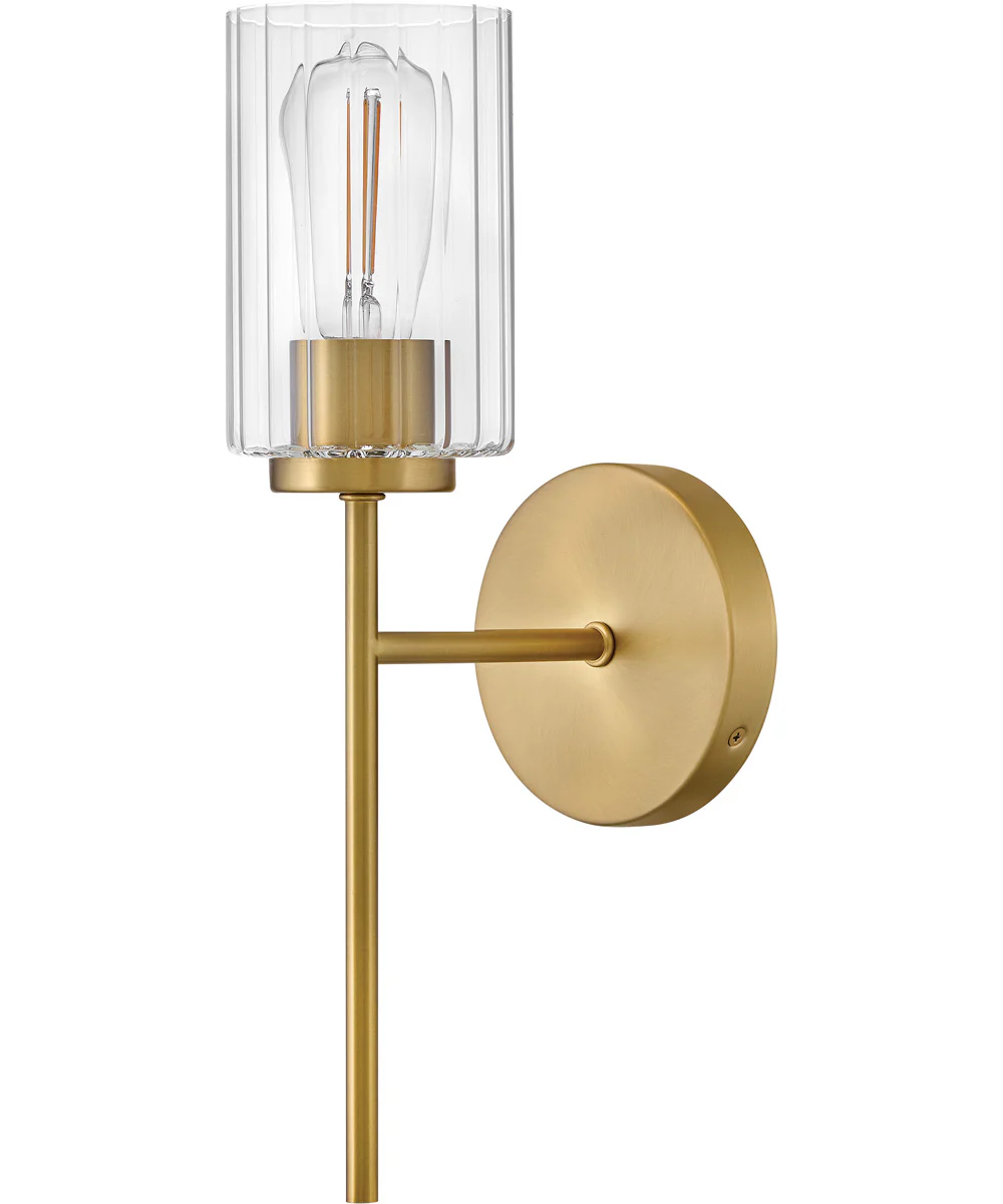Leta 1-Light Medium Single Light Sconce in Lacquered Brass - Image 2
