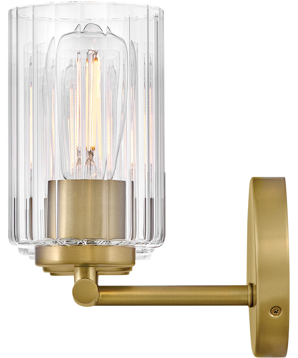 Leta 3-Light Medium Three Light Vanity in Lacquered Brass - Image 4
