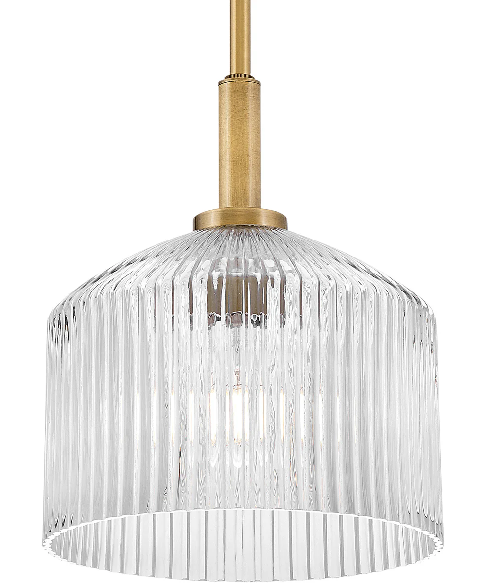 Lisette 1-Light Small Pendant in Lacquered Brass - Image 5