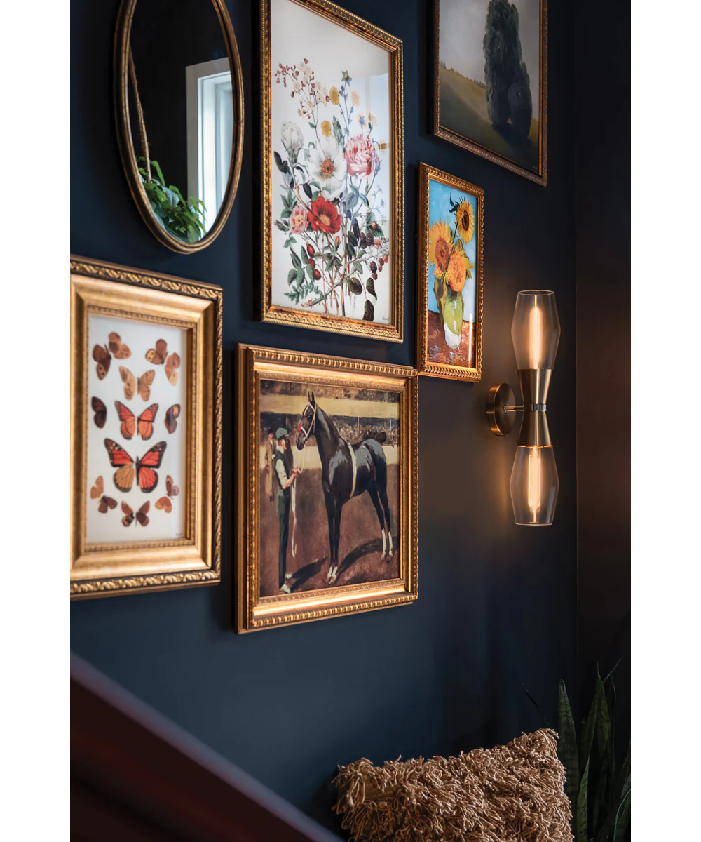 Livie 2-Light Large Two Light Sconce in Lacquered Brass - Image 2