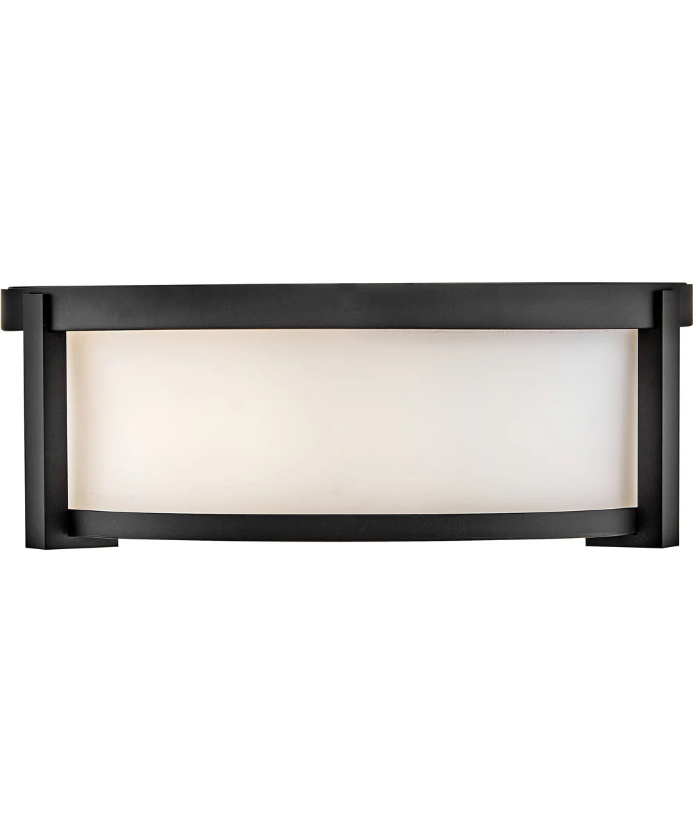 Lowell 2-Light Small Flush Mount in Black - Image 3