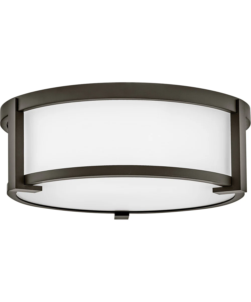 Lowell 2-Light Small Flush Mount in Oil Rubbed Bronze - Image 2