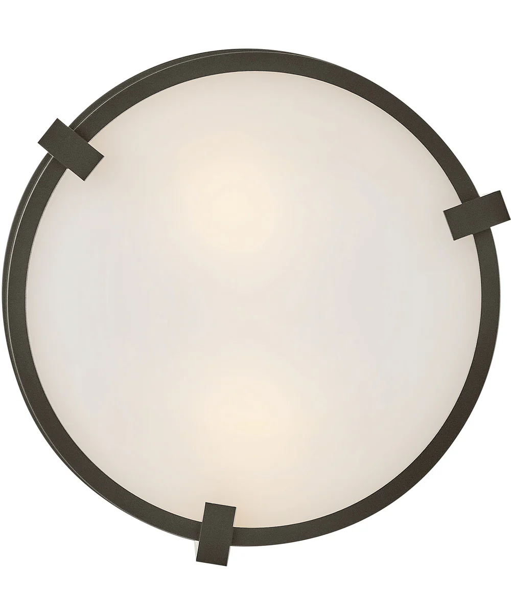 Lowell 2-Light Small Flush Mount in Oil Rubbed Bronze - Image 4
