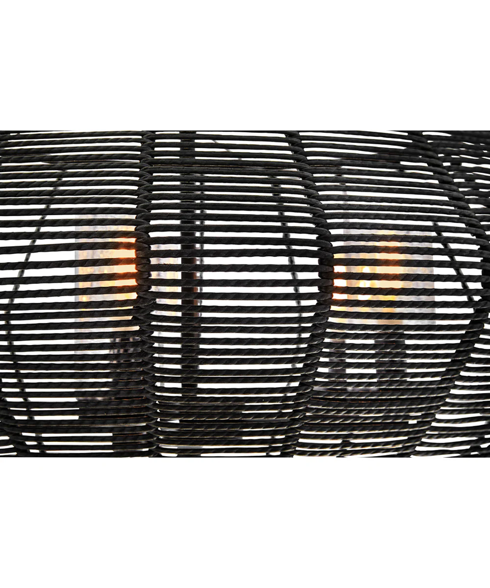 Luca 5-Light Medium Single Tier Chandelier in Black - Image 5