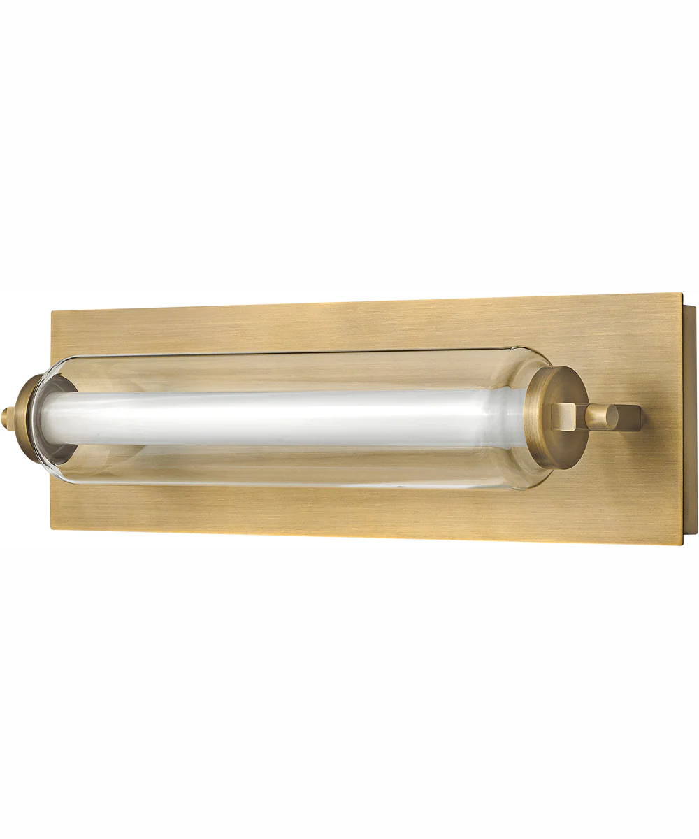 Lucien LED-Light Small LED Vanity in Lacquered Brass - Image 3