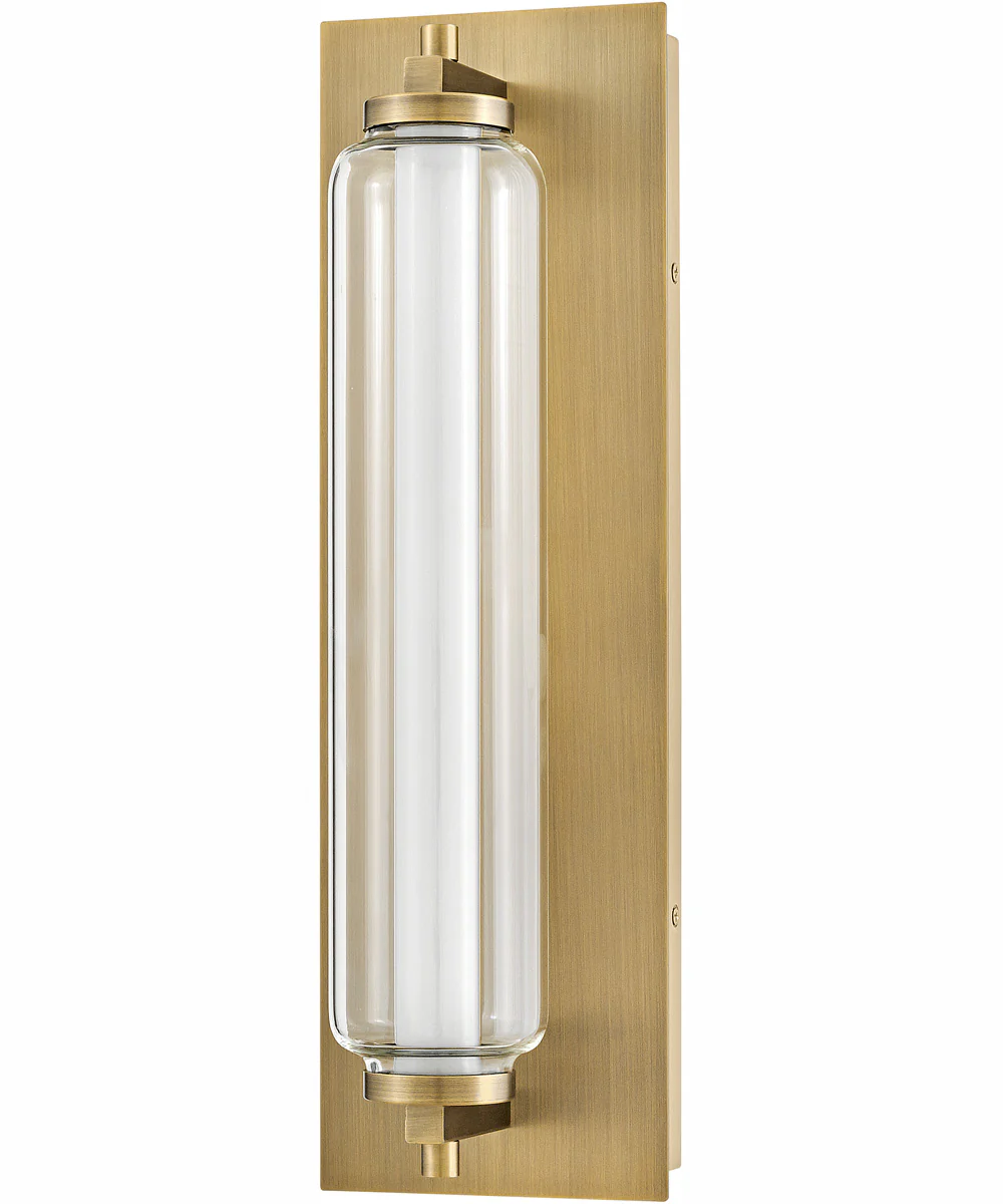 Lucien LED-Light Small LED Vanity in Lacquered Brass - Image 6