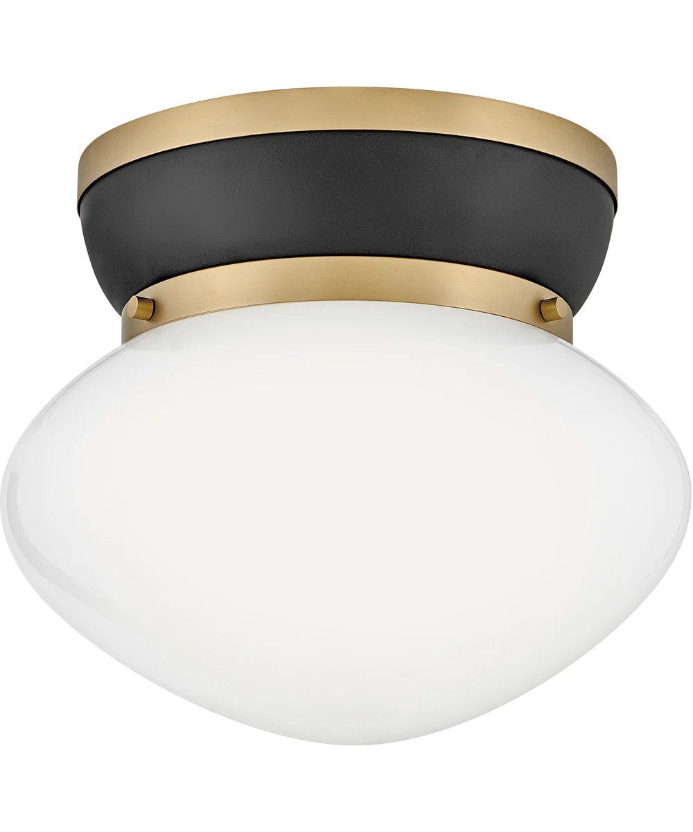 Lucy 1-Light Small Flush Mount in Black - Image 2
