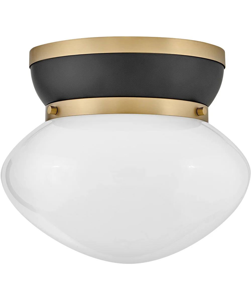 Lucy 1-Light Small Flush Mount in Black - Image 3