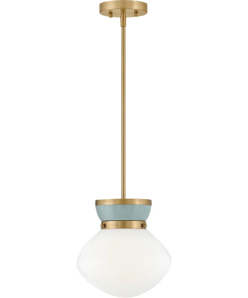 Lucy 1-Light Small Pendant in Lacquered Brass - Image 2