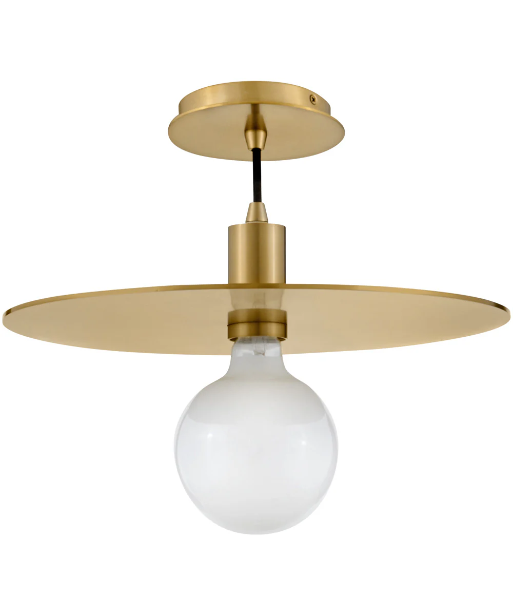 Lulu 1-Light Medium Convertible Pendant in Lacquered Brass - Image 4