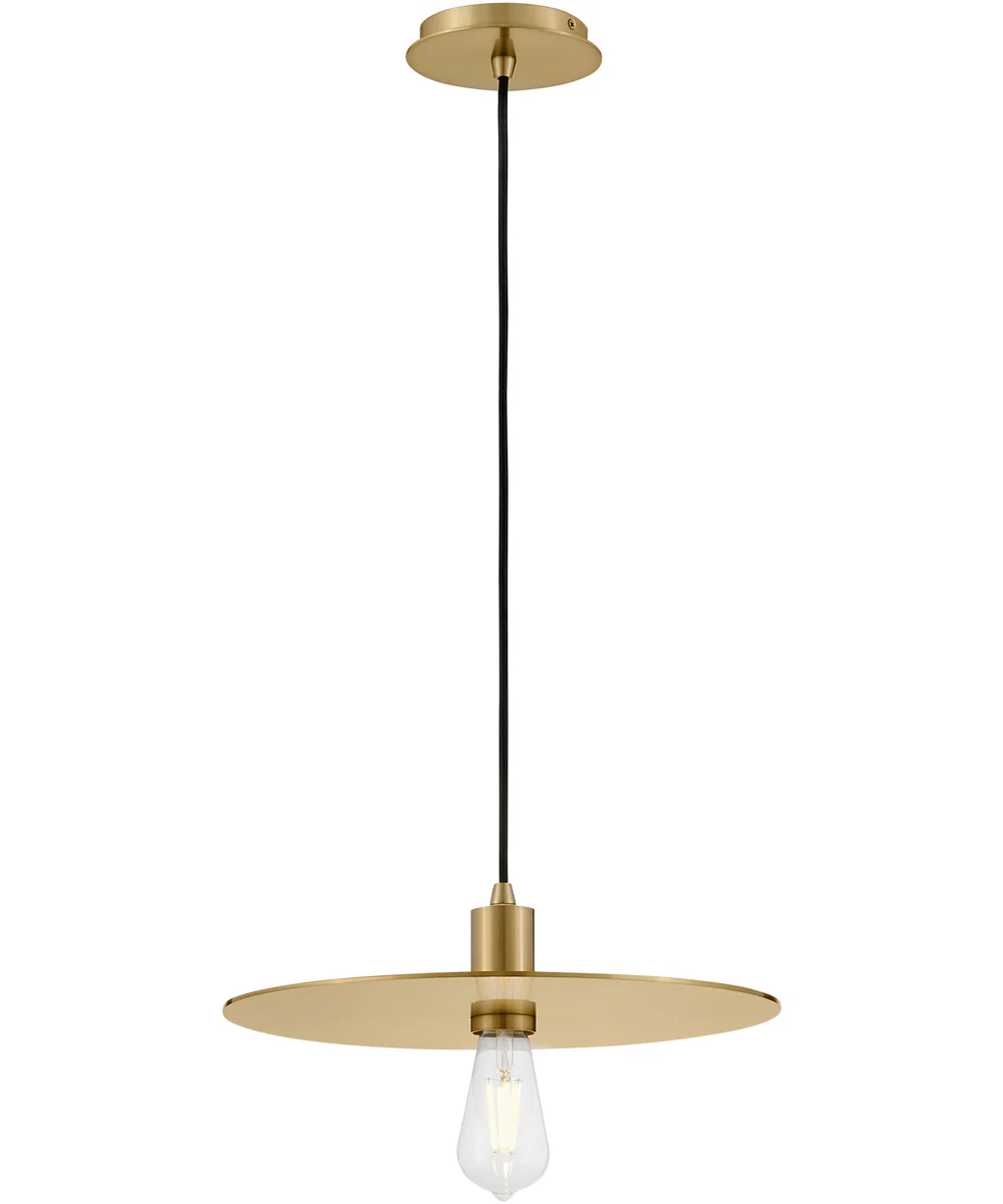 Lulu 1-Light Medium Convertible Pendant in Lacquered Brass - Image 7