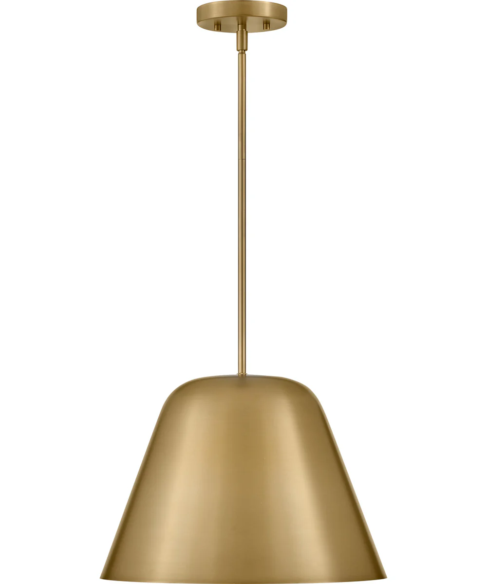 Madi 1-Light Large Pendant in Lacquered Brass - Image 5