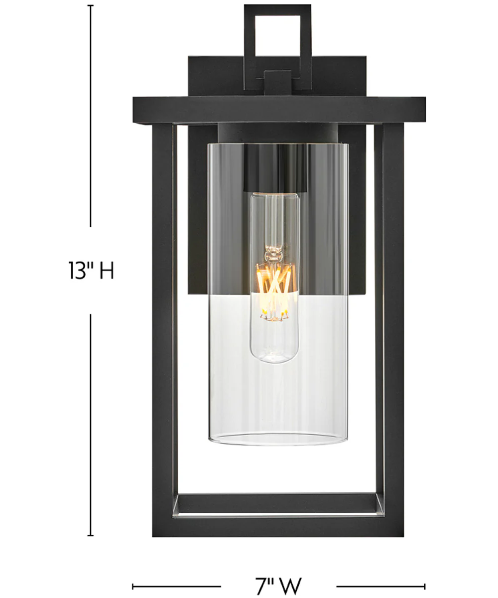 Mateo 1-Light Small Wall Mount in Black - Image 2