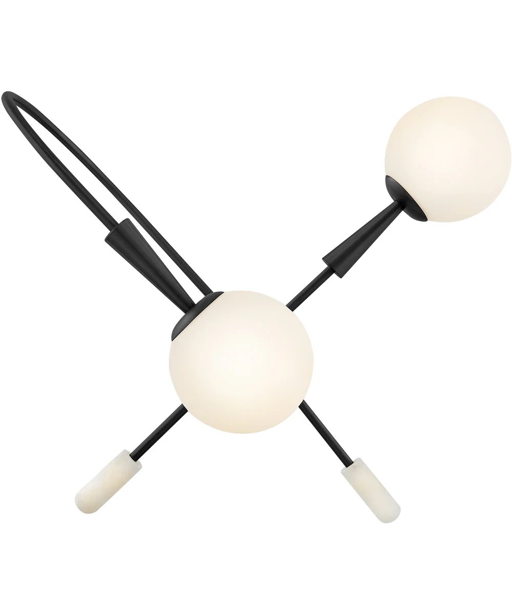 Maude 2-Light Medium Single Tier in Black - Image 10
