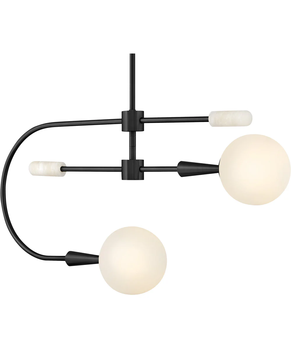 Maude 2-Light Medium Single Tier in Black - Image 5
