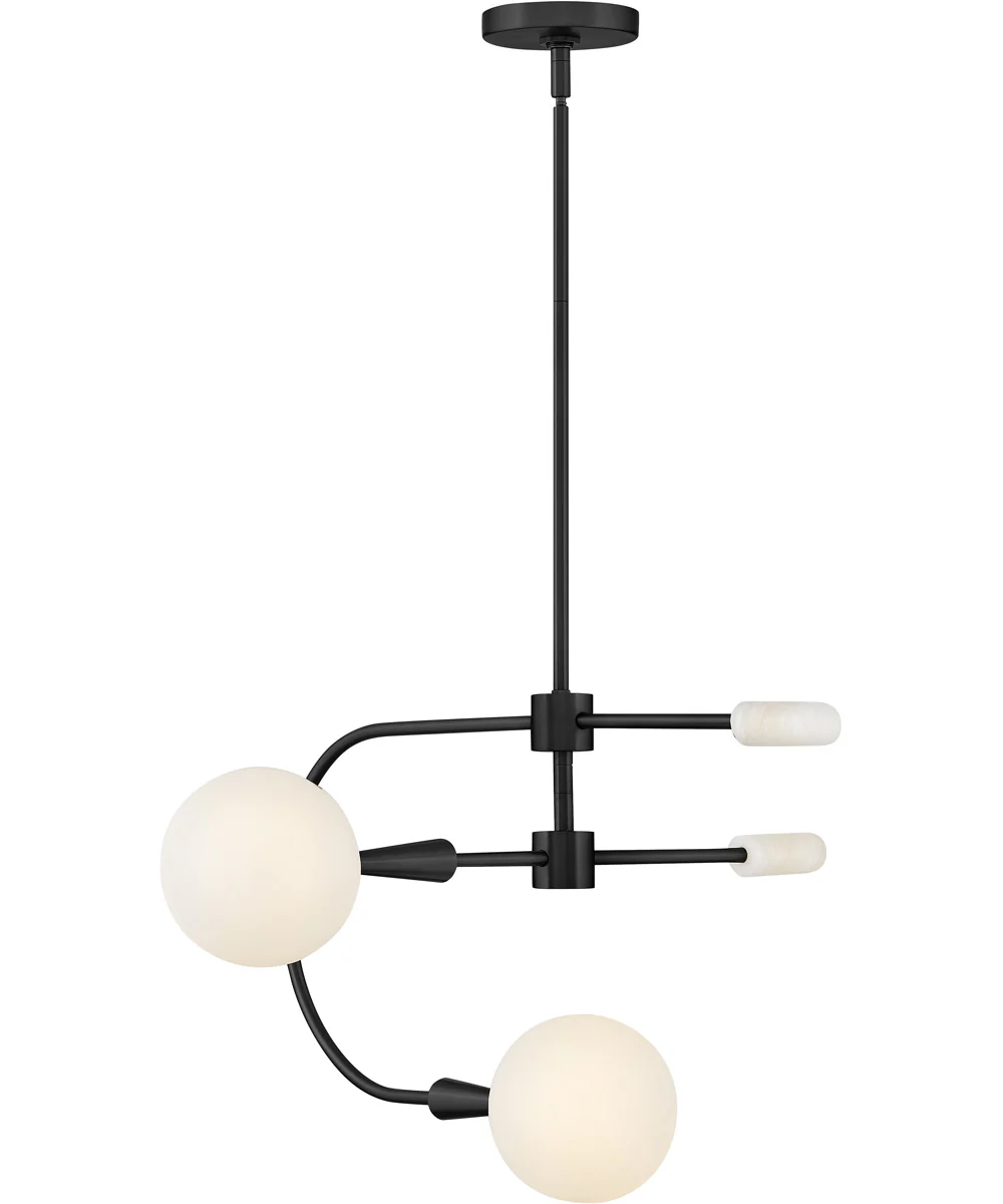 Maude 2-Light Medium Single Tier in Black - Image 7