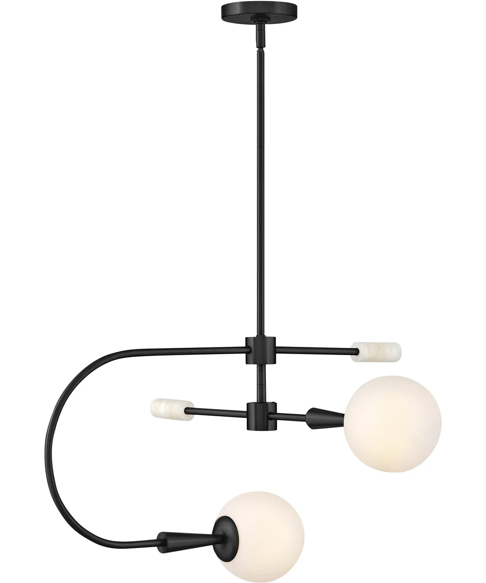 Maude 2-Light Medium Single Tier in Black - Image 8