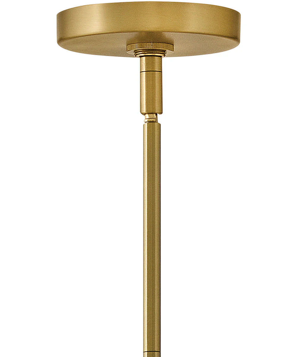 Maude 2-Light Medium Single Tier in Lacquered Brass - Image 4