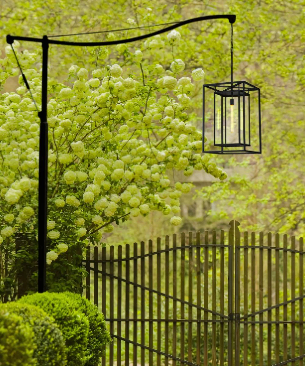Max 1-Light Extra Large Hanging Lantern 12v in Black - Image 5