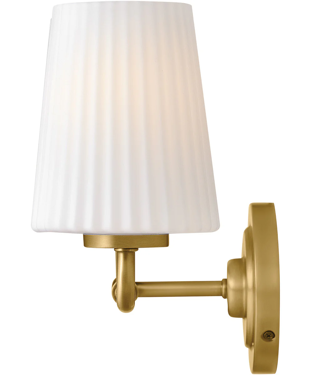 McKenna 3-Light Medium Three Light Vanity in Lacquered Brass - Image 5