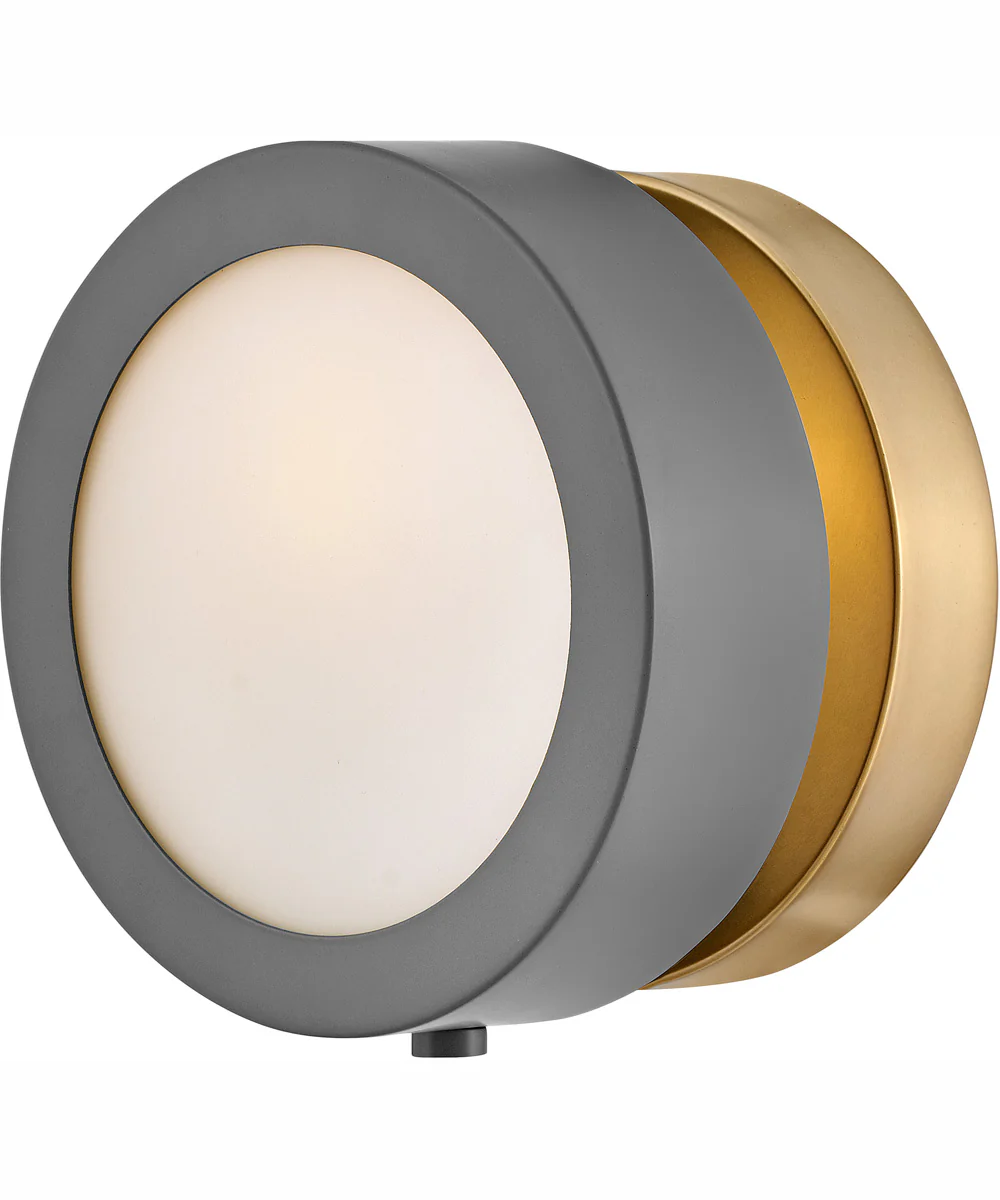 Mercer 1-Light Single Light Sconce in Dark Matte Grey