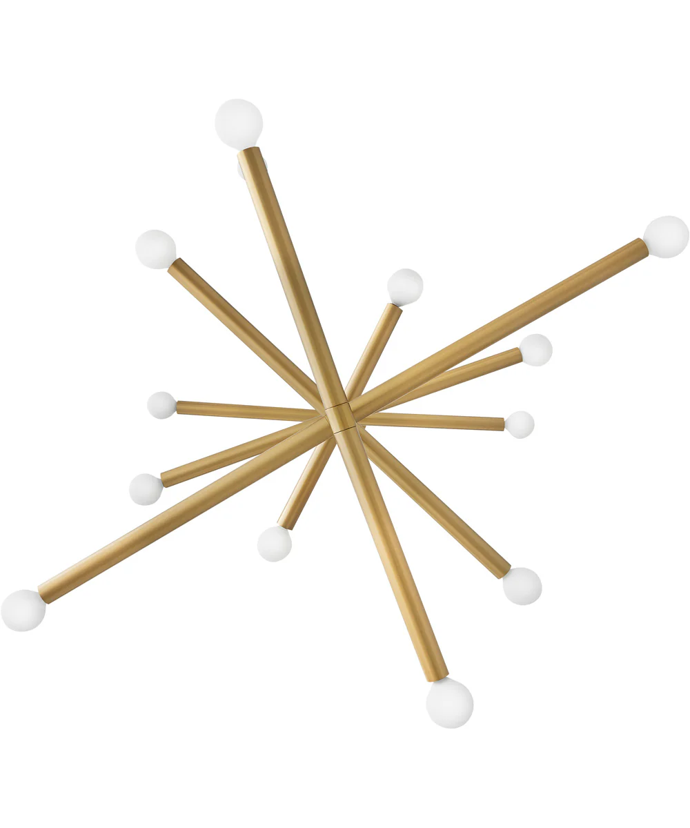 Millie 14-Light Large Multi Tier in Lacquered Brass - Image 4