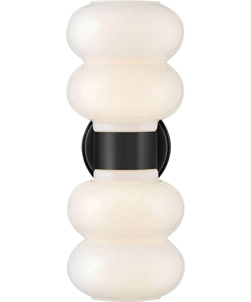 Nadia 2-Light Medium Two Light Sconce in Black - Image 2
