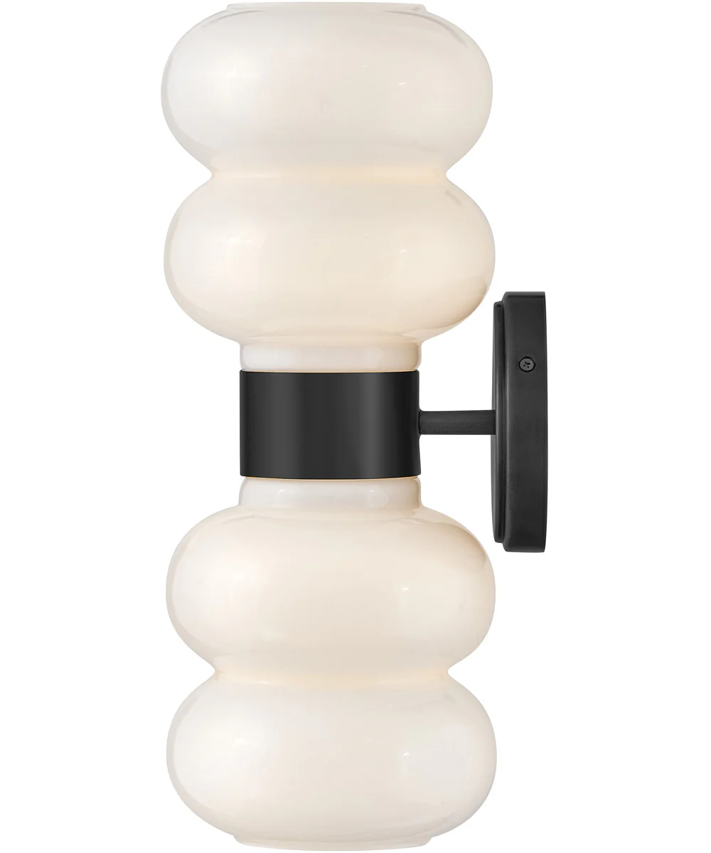 Nadia 2-Light Medium Two Light Sconce in Black - Image 5
