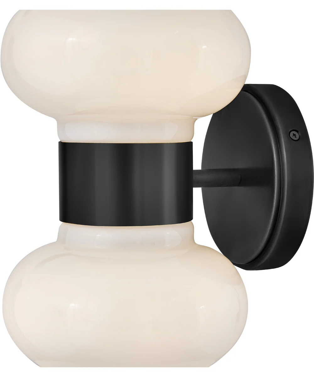 Nadia 2-Light Medium Two Light Sconce in Black - Image 6