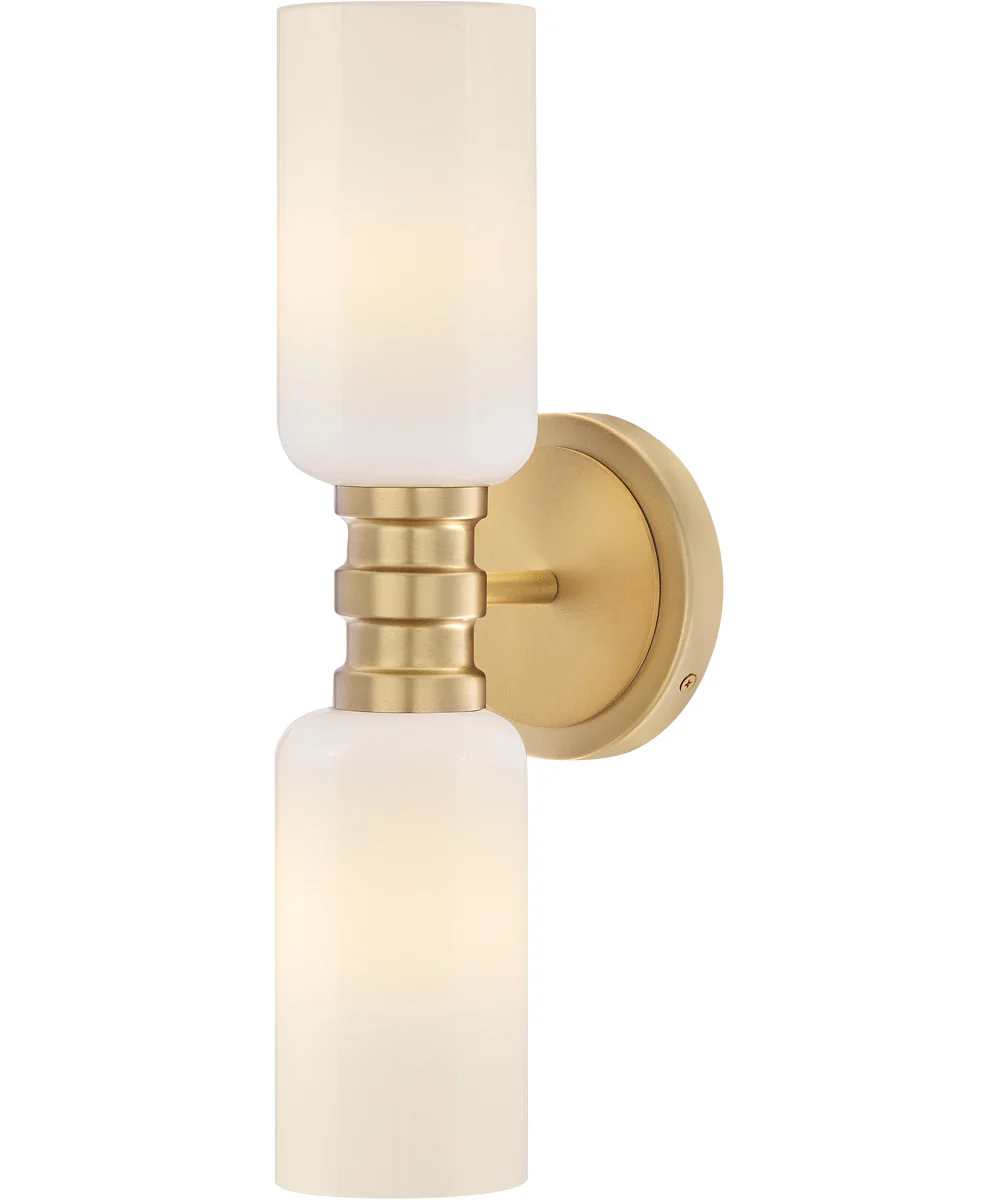 Naomi 2-Light Medium Two Light Sconce in Lacquered Brass - Image 3