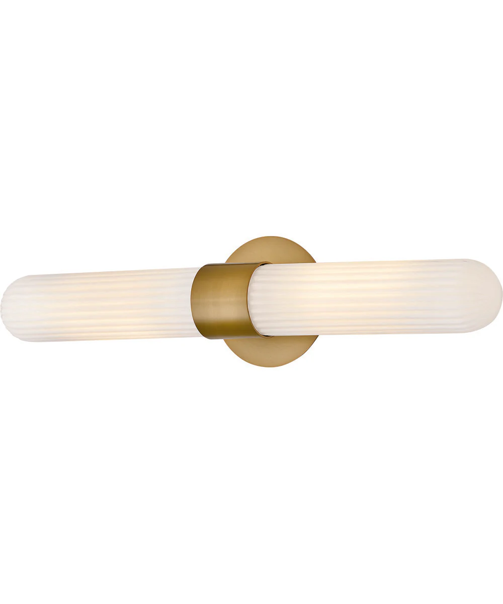 Nina 2-Light Large Two Light Sconce in Lacquered Brass - Image 6
