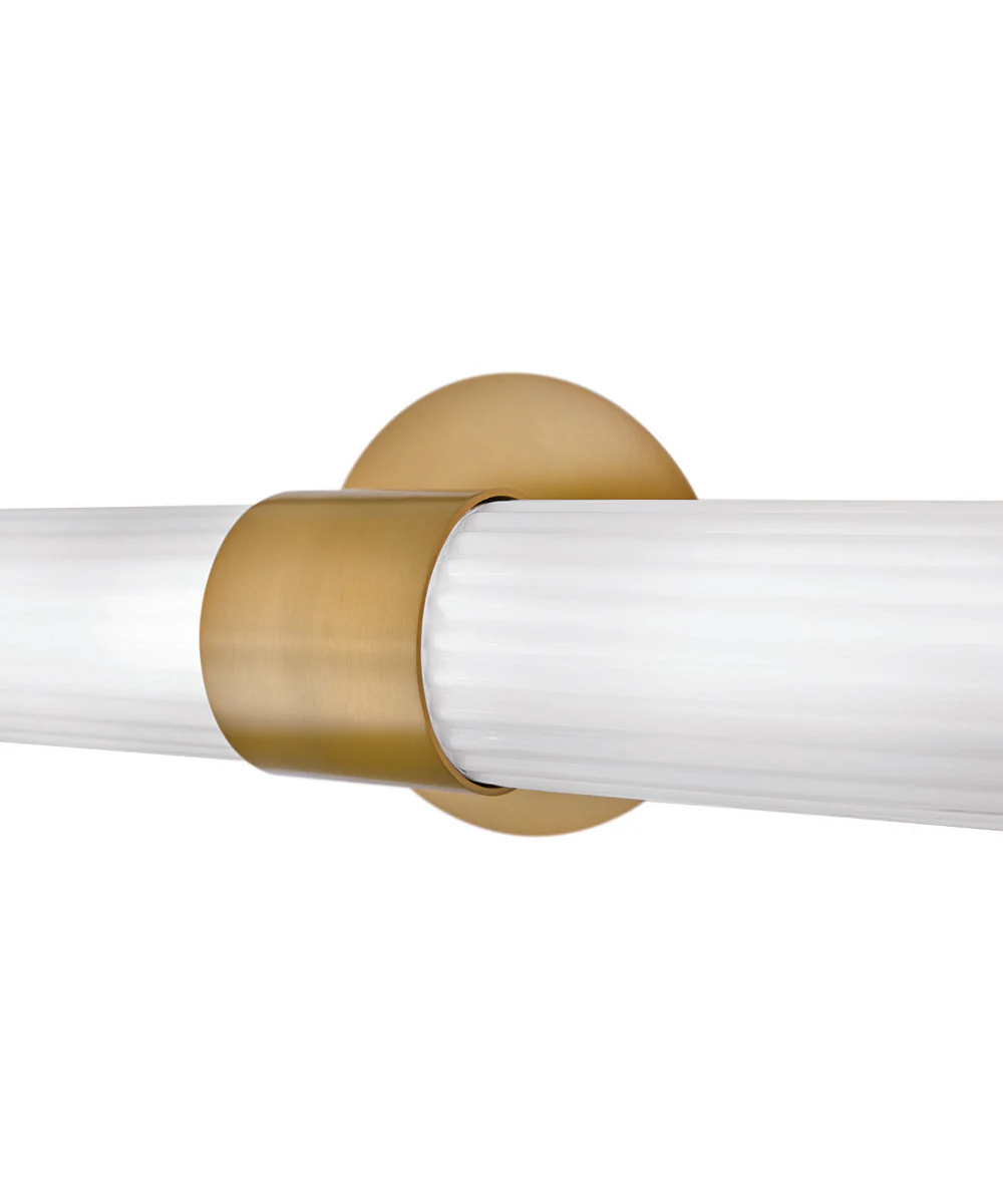 Nina 2-Light Large Two Light Sconce in Lacquered Brass - Image 8