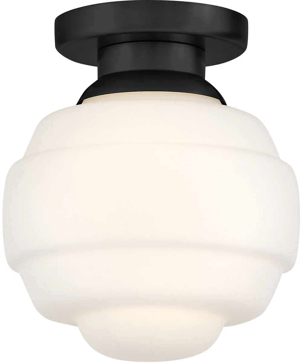 Penny 1-Light Extra Small Flush Mount in Black