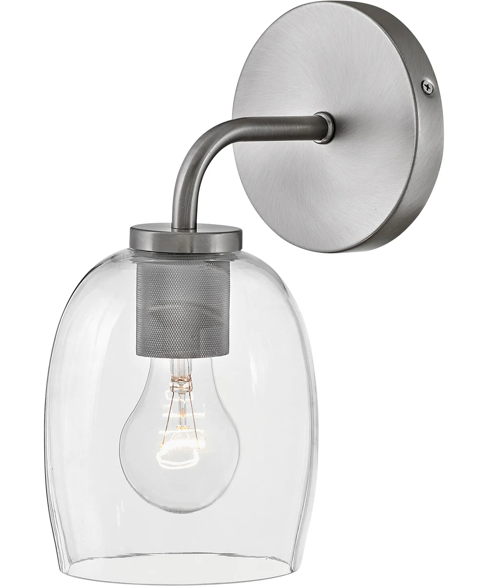 Percy 1-Light Medium Single Light Vanity in Antique Nickel