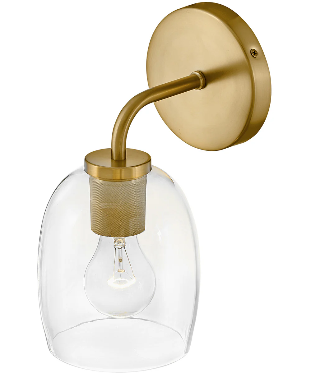 Percy 1-Light Medium Single Light Vanity in Lacquered Brass - Image 3