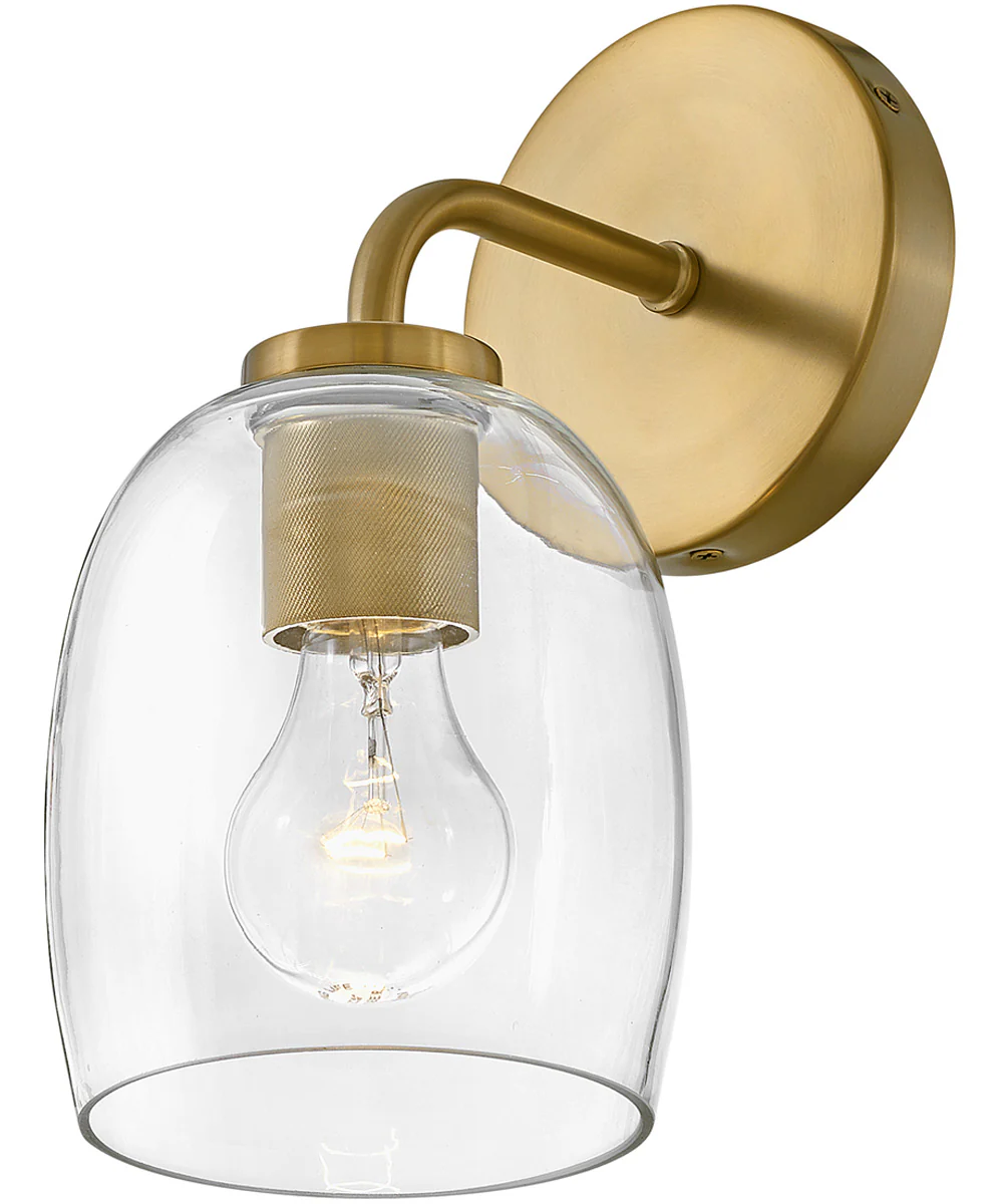 Percy 1-Light Medium Single Light Vanity in Lacquered Brass - Image 4