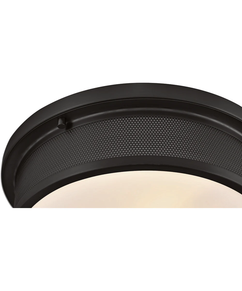 Pierce 3-Light Medium Flush Mount in Black - Image 5