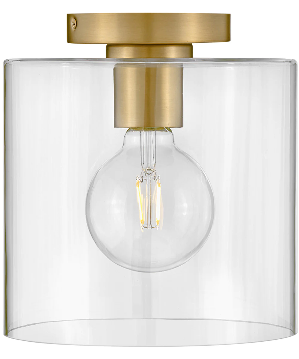 Pippa 1-Light Extra Small Flush Mount in Lacquered Brass - Image 4