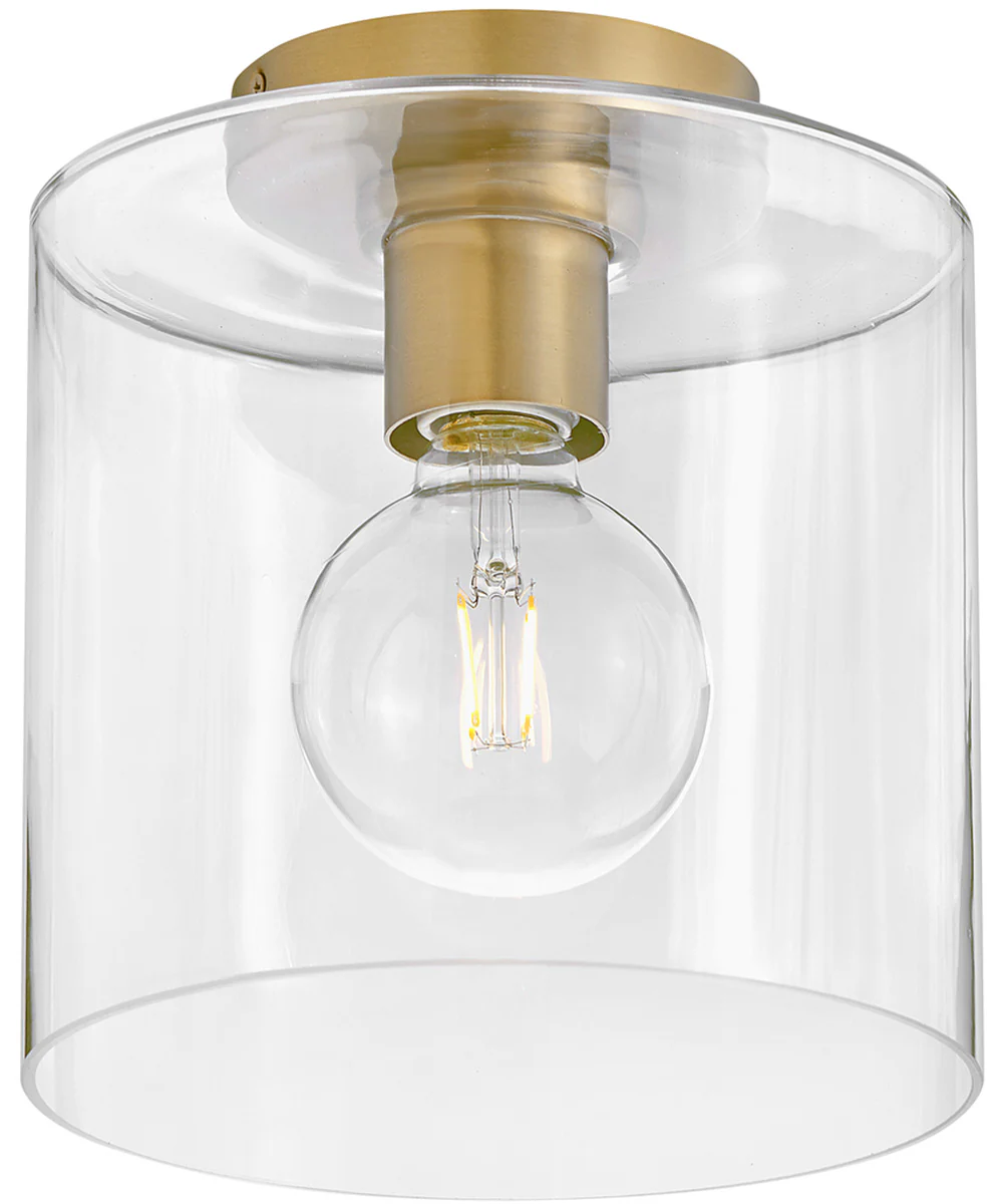 Pippa 1-Light Extra Small Flush Mount in Lacquered Brass - Image 5