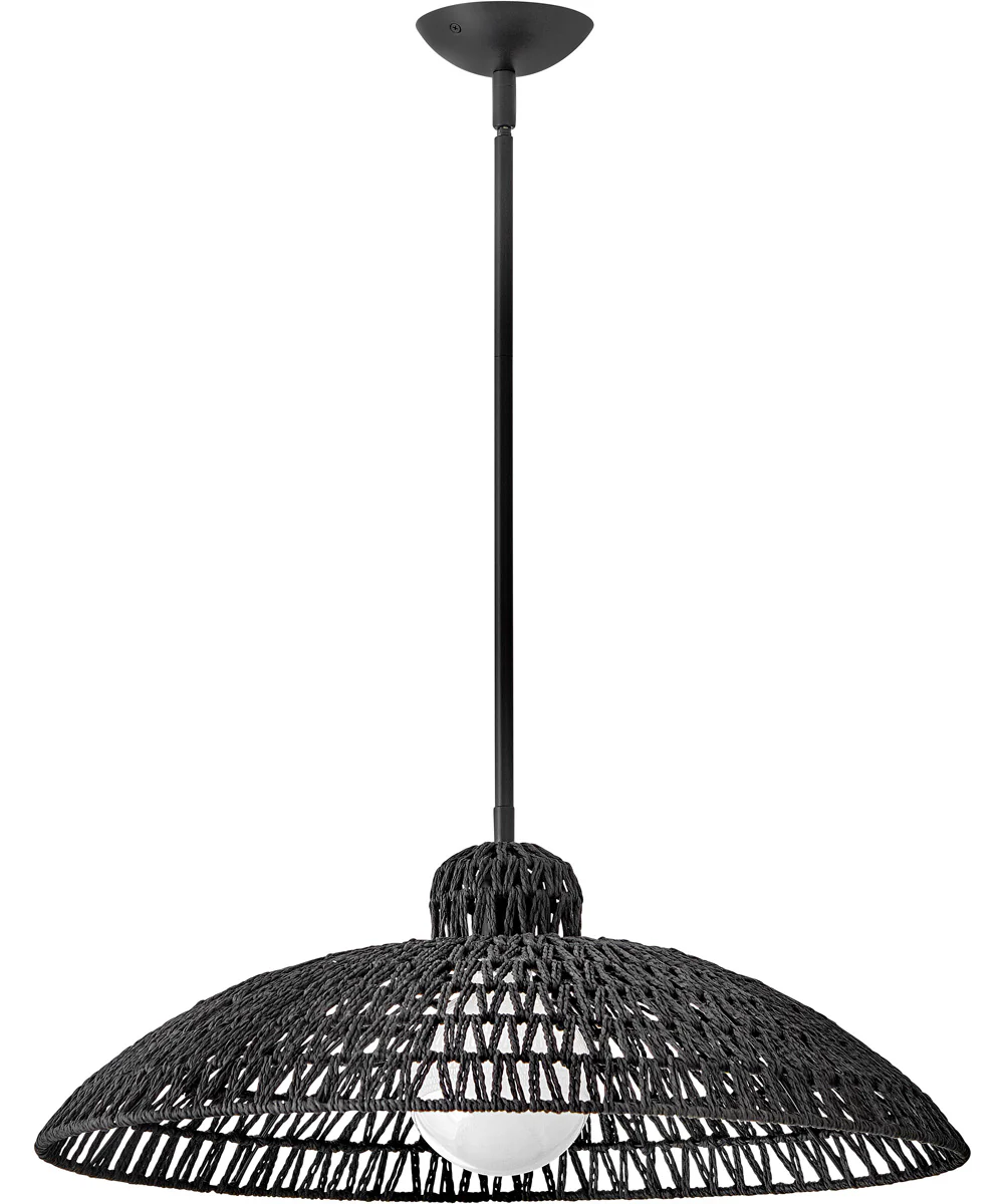 Pismo 1-Light Large Pendant in Black - Image 2