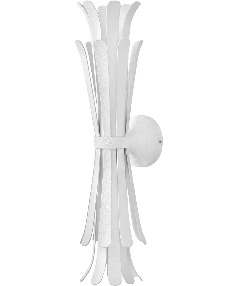 Reina 2-Light Large Two Light Sconce in Textured Plaster - Image 2