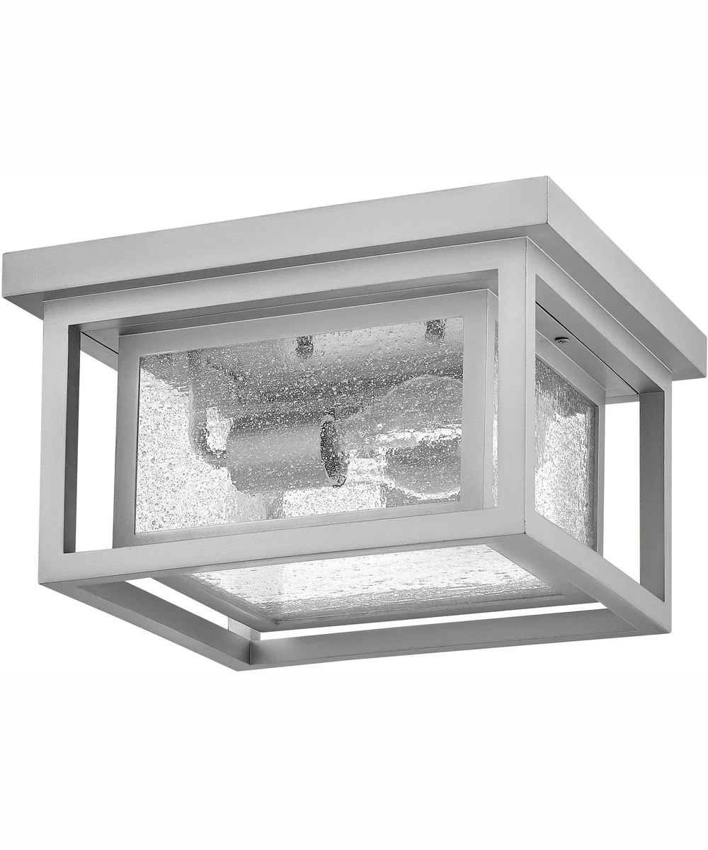 Republic Coastal Elements 2-Light Medium Flush Mount in Satin Nickel - Image 2