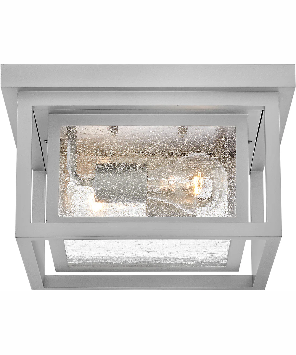 Republic Coastal Elements 2-Light Medium Flush Mount in Satin Nickel - Image 3