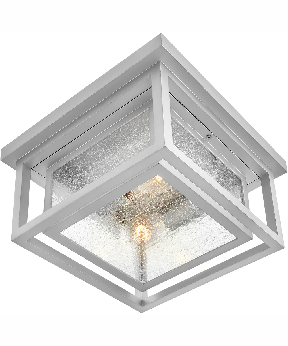 Republic Coastal Elements 2-Light Medium Flush Mount in Satin Nickel - Image 4