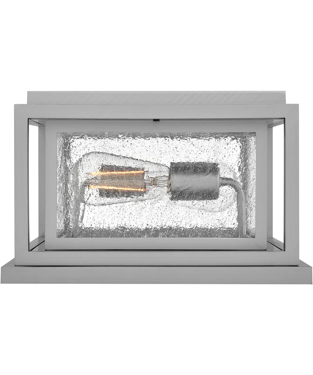 Republic Coastal Elements  2-Light Small Pier Mount Lantern in Satin Nickel - Image 4
