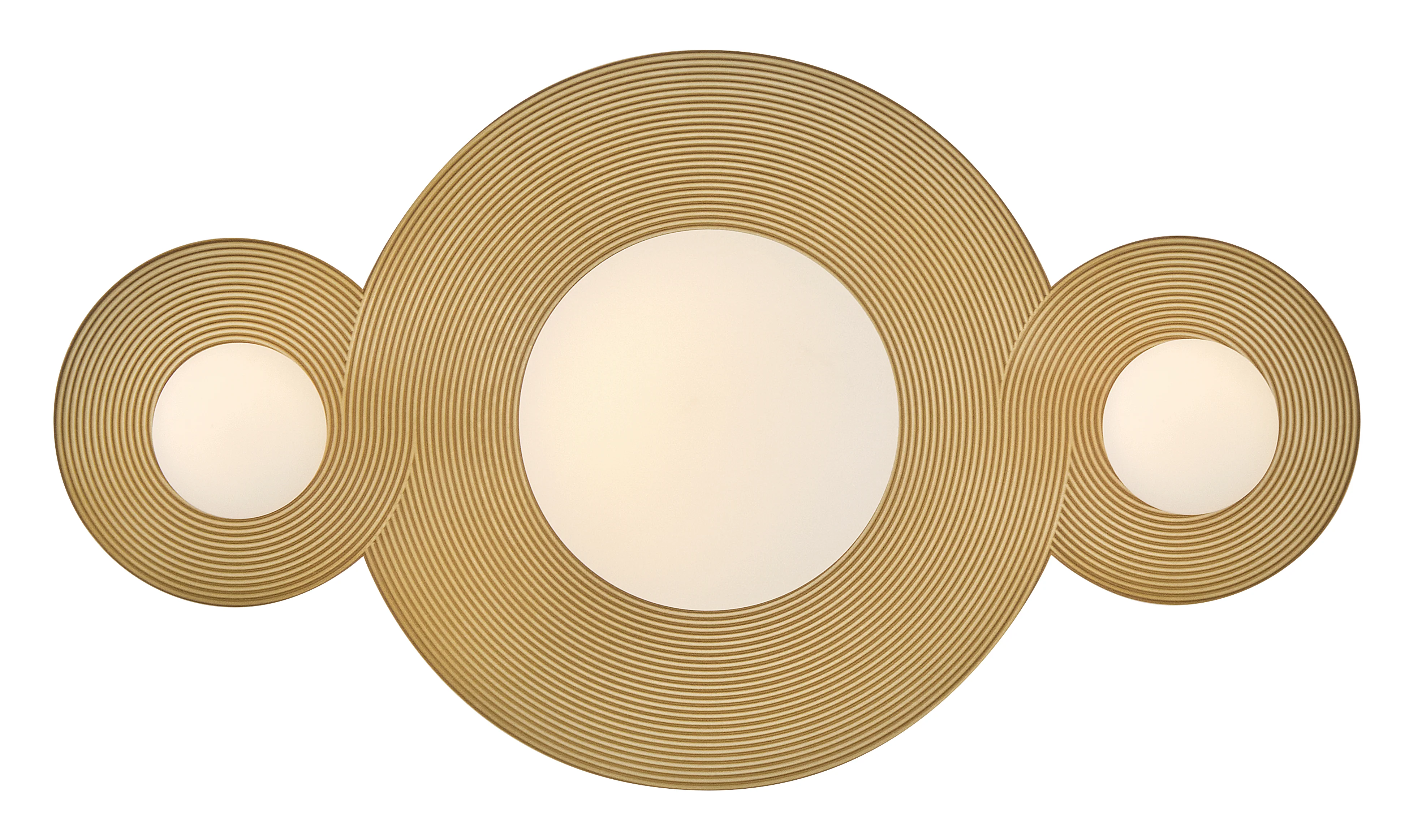 Rhea LED-Light Small LED Vanity in Heritage Brass
