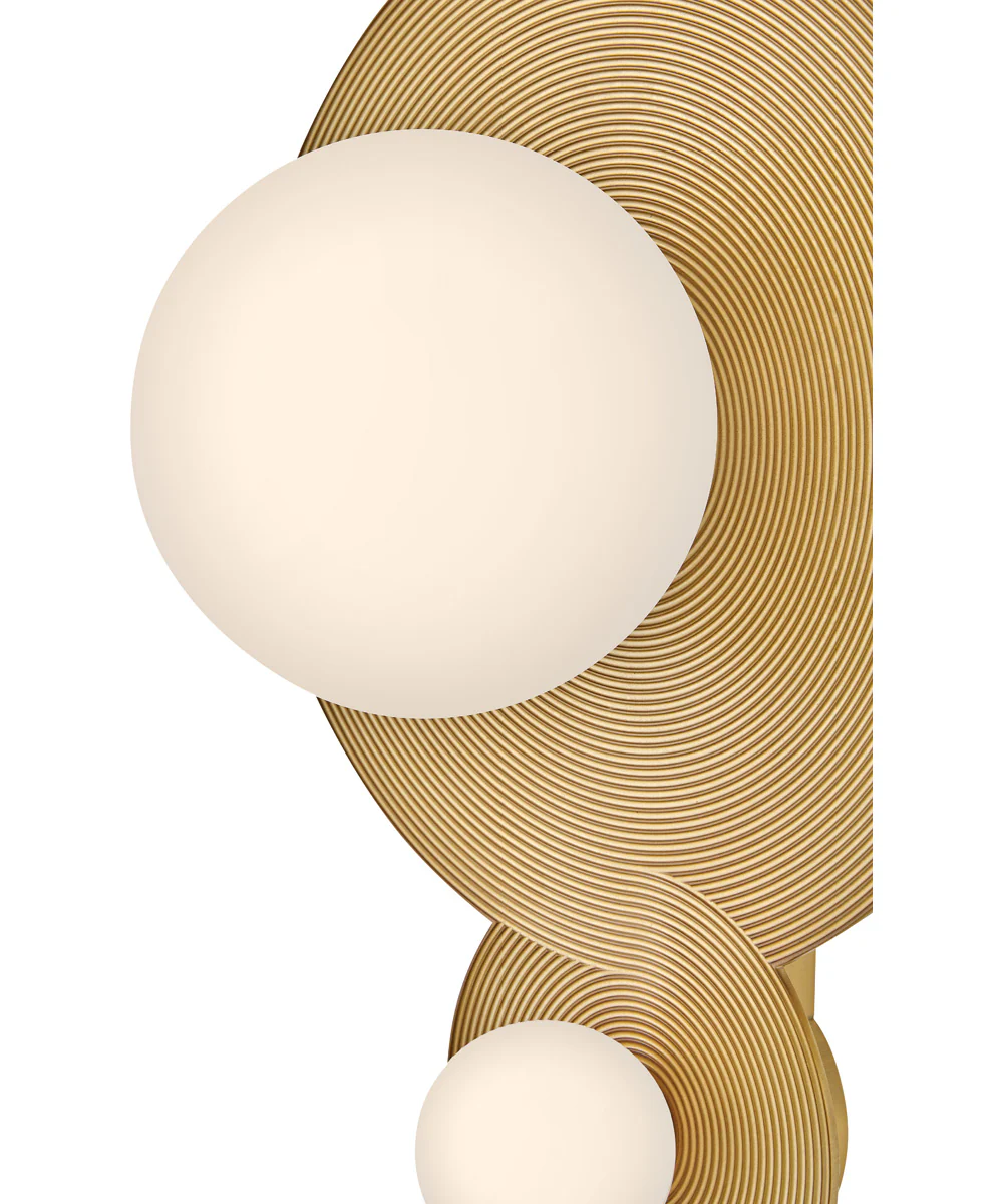 Rhea LED-Light Small LED Vanity in Heritage Brass - Image 5