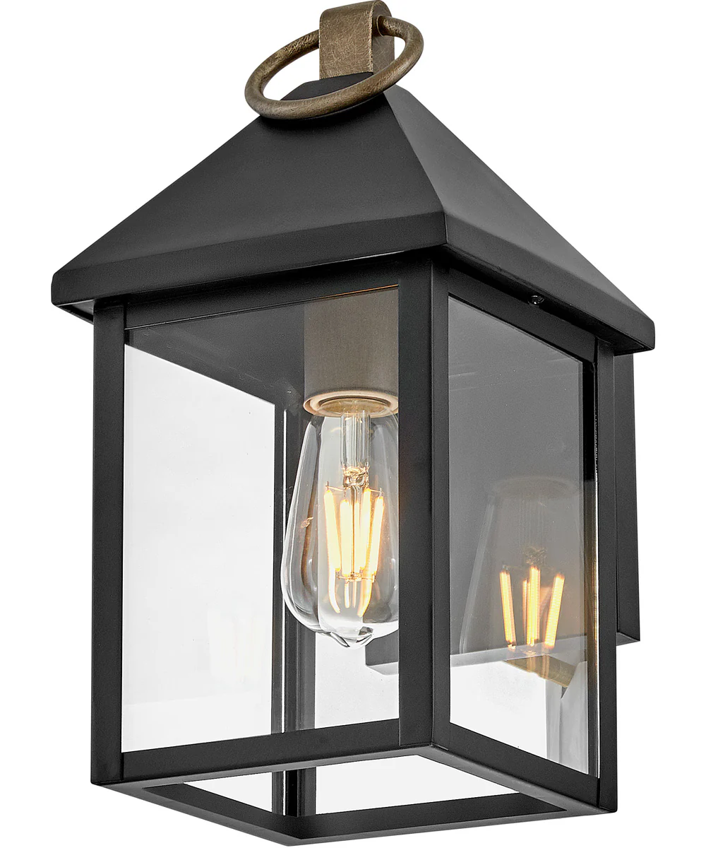 Rhett 1-Light Small Wall Mount in Black - Image 4